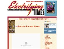 Tablet Screenshot of electrifyingtimes.com
